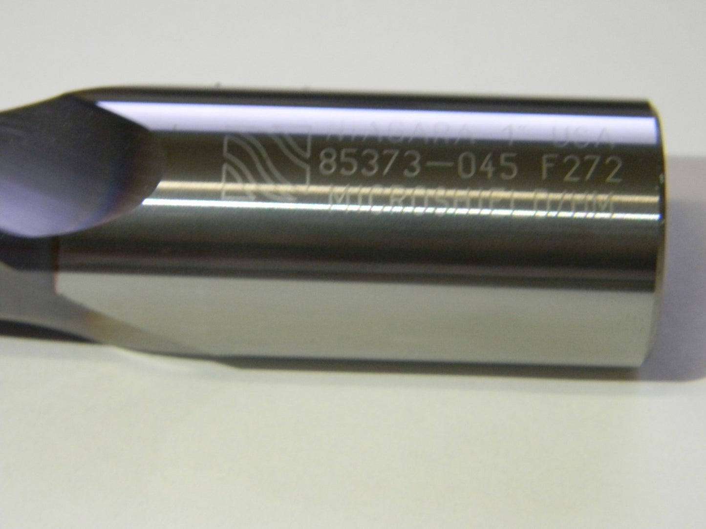 Niagara Cutter 1" Diam 2 FL SE  SC  0.045" Corner Radius End Mill  853