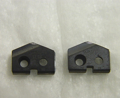 AME Spade Drill Inserts 12.30mm Diam x 3/32" Thick 132° Qty 2 1C5ZA-12.30-N