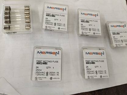 FERRAZ SHAWMUT Cylindrical Fast-Acting Fuse 30pk 2 A 1/4 Dia GGC2-MSC
