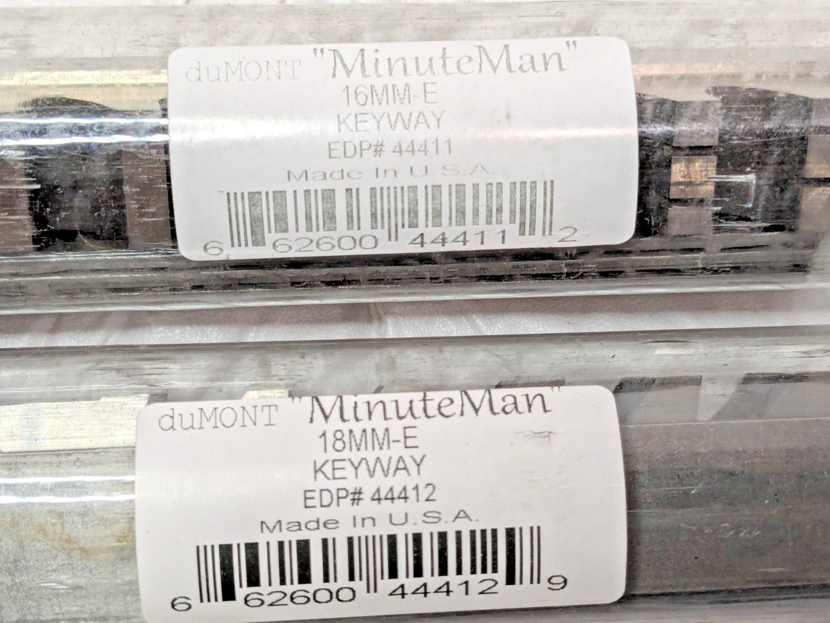 Dumont Minute Man 10 Pc Style E Keyway Broach Set W/O WOODEN CASE 44500