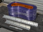 TMI Strip Door Kit PVC Clear Ribbed fits 8 Ft. x 8 Ft. Doors 12" Strip Widt