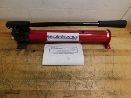 Pro-Grade Steel Manual Hydraulic Pump 1 Stage 1.594" Piston Dia PS-MH-HPC1-
