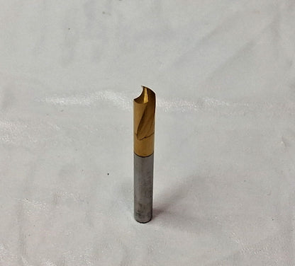 KEO Spotting Drill HSS TiN RH  90 Deg 1/4" Dia X 2-1/2" OAL 32140-TIN