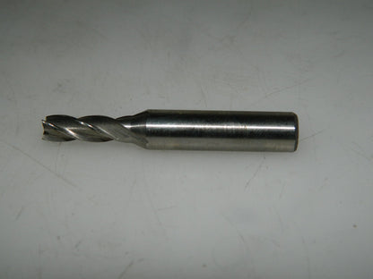 Precision End Mill HSS 4FL 1/4" x 3/8" x 5/8" x 2-1/4" QTY 3