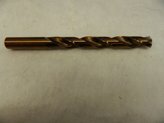 HERTEL Jobber Length Drill Bit: 0.6094″ Dia, 135 °, Cobalt 42052