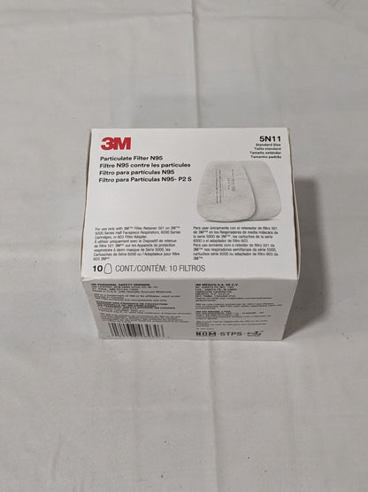 3M Facepiece Filter: Particulates White Box of 10 7000002008