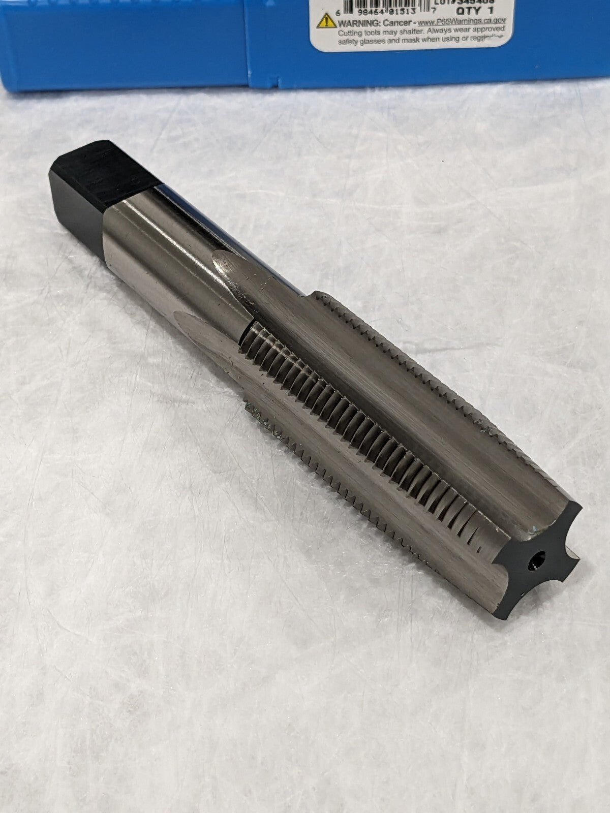 UNION Straight Flute Tap: 7/8-14 UNF, 4 Flutes, Taper, 2B/3B Qty 2 6007468