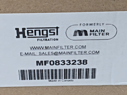 Main Filter Replacement/Interchange Hydraulic Filter Element 10 Micron MF0833238