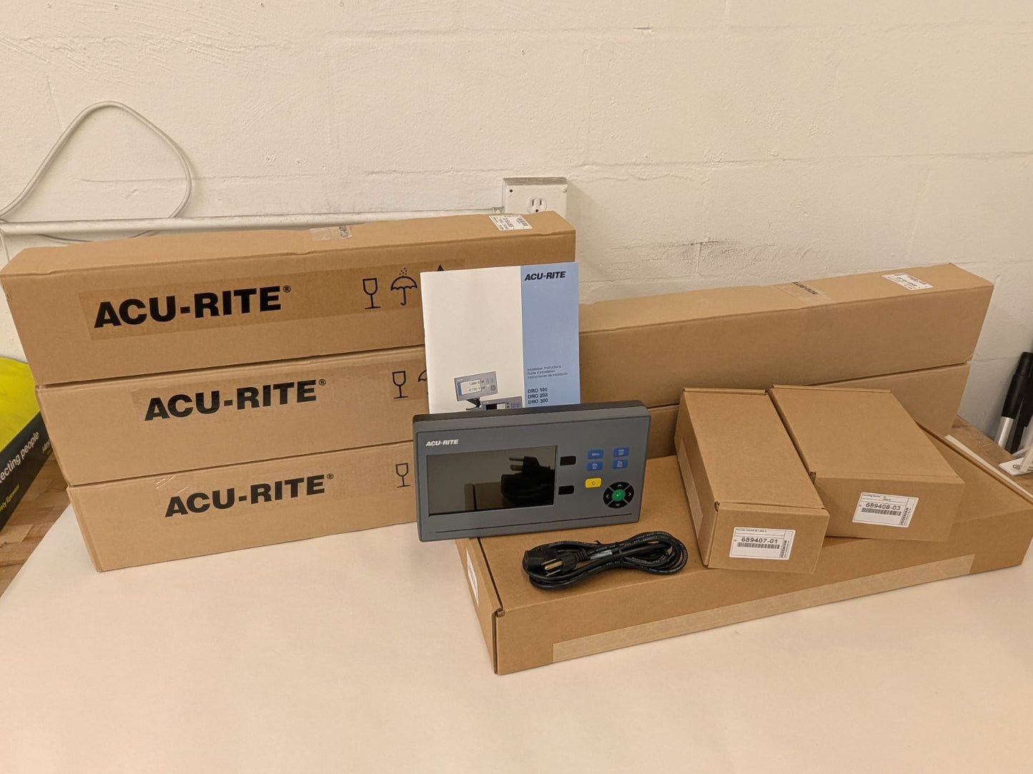 AcuRite Digital Readout DRO System 2-Axis 12" x 40" Travel 5 Micron Re