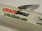 Mikron 2.45 X 3.5 X 55MM CARB PILOT DRILL  PD.02450.090 one lot of 2 drills