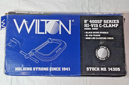 Wilton Forged Steel C-Clamp Regular-Duty  8-1/4"MO 5"TD 14305
