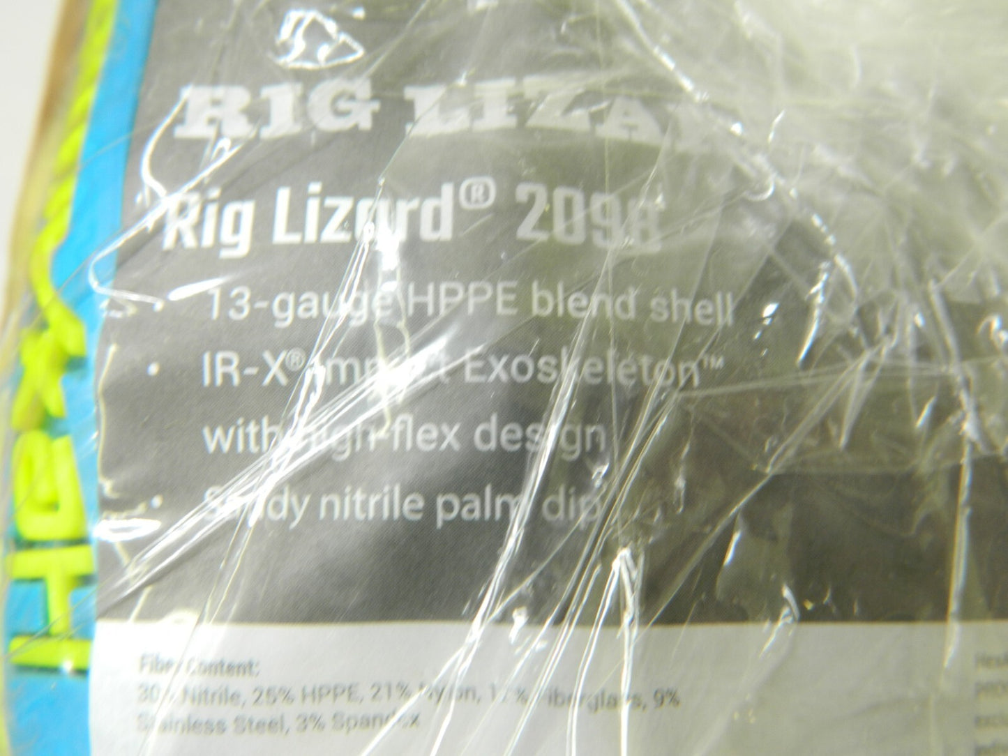 Rig Lizard Cut&amp;Puncture Resistant Glove Size XXL (11) Qty 12 Pairs 2098-11(X