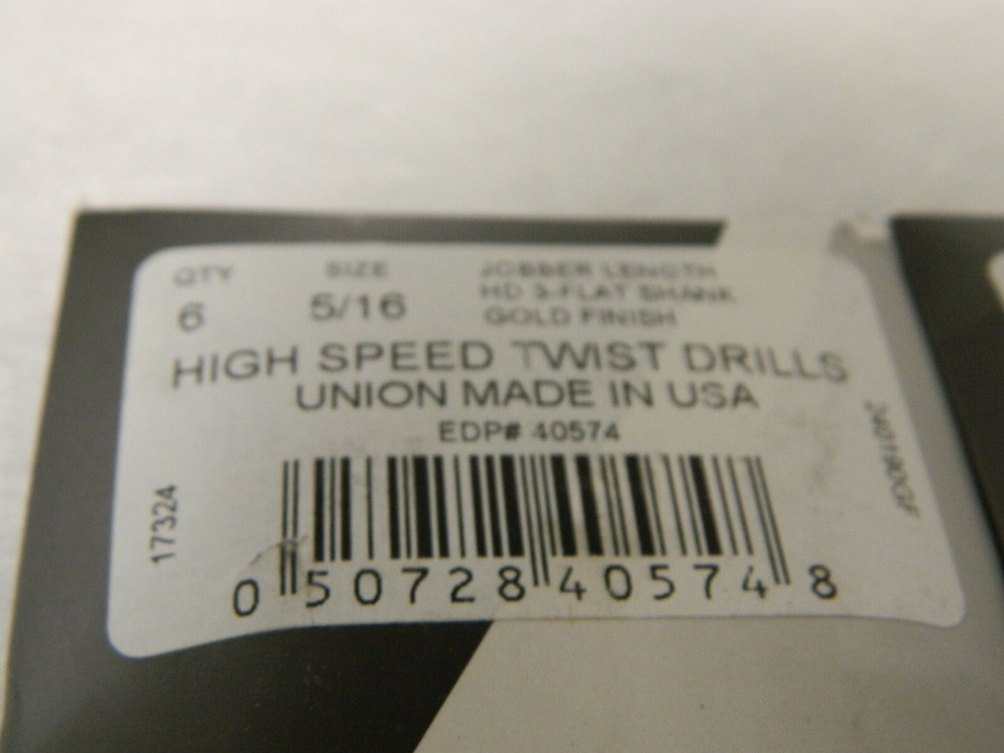 Viking Dill &amp; Tool Jobber Drill Bit 5/16 HD 3-Flat 135º Qty 12 40574