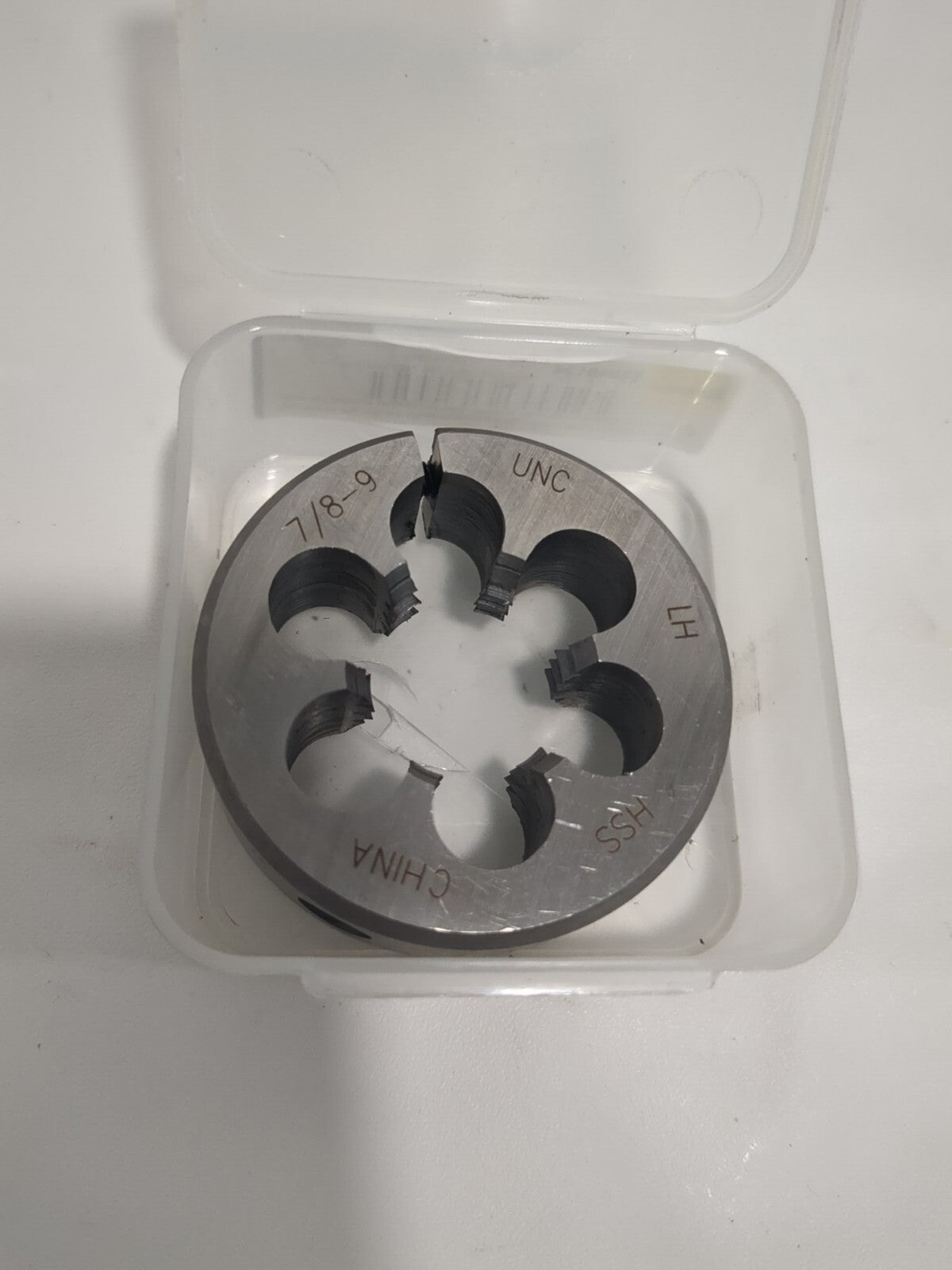 Round Die: 7/8-9, 2" OD, High Speed Steel 314-4374