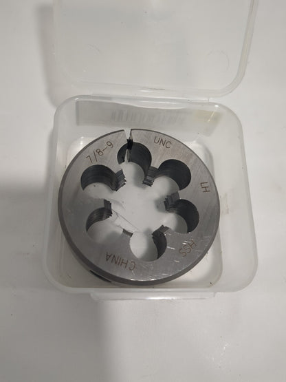 Round Die: 7/8-9, 2" OD, High Speed Steel 314-4374