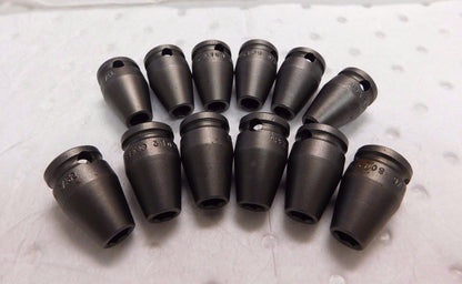 Apex Standard Impact Socket 9/32" x 3/8" Drive 6PT QTY 12  3109