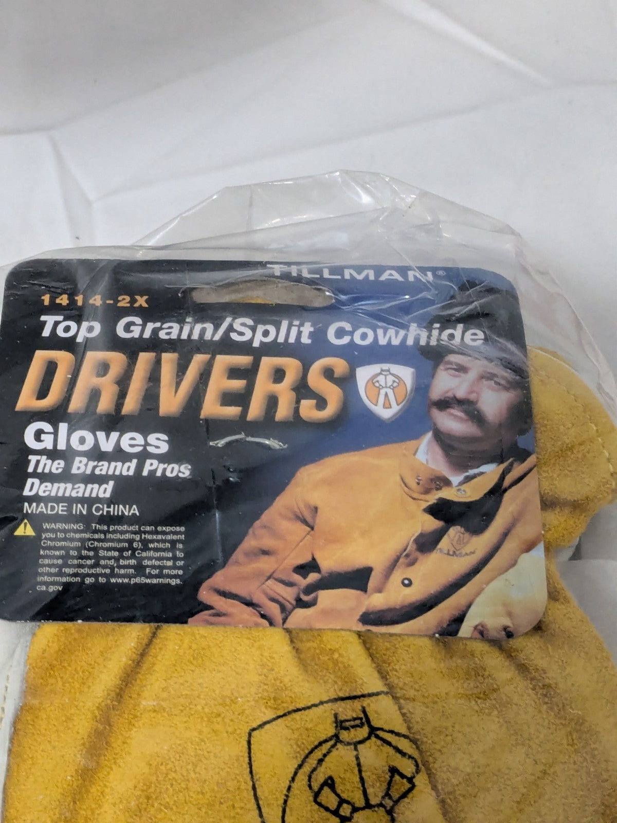Tillman Top Grain & Split Cowhide Back Drivers Gloves, 2XL Qty 12 Pairs 14142X