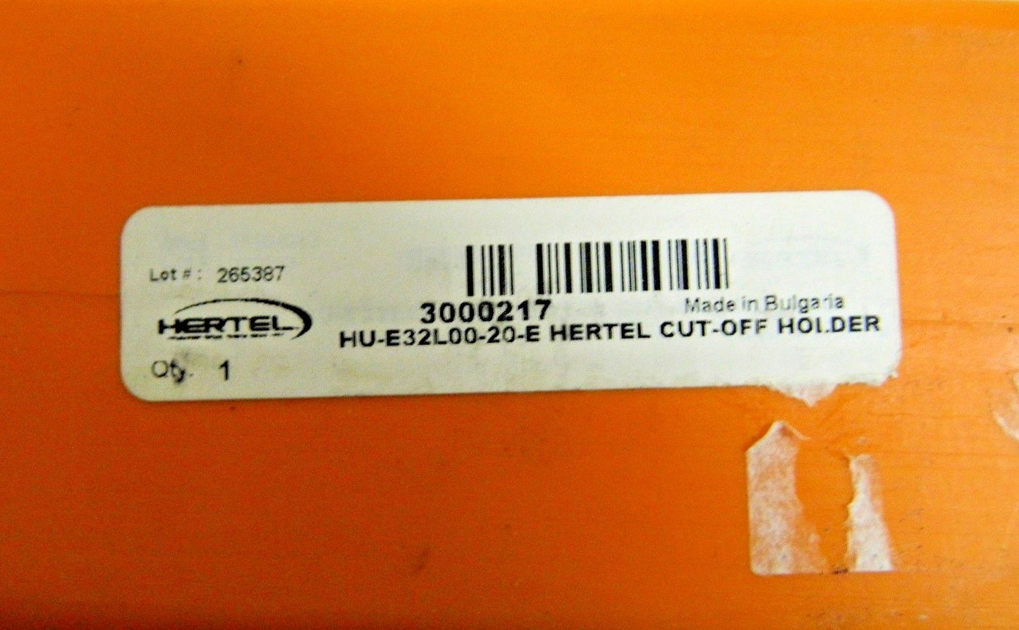 Hertel Indexable Grooving Cutoff Toolholder 1-1/4"x1-1/4" HU-E32L00-20-E 3000217