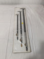 Groz 3 Pc Rolling Head Ladyfoot Pry Bar Set: 12", 18" & 24" PRY/3-ST