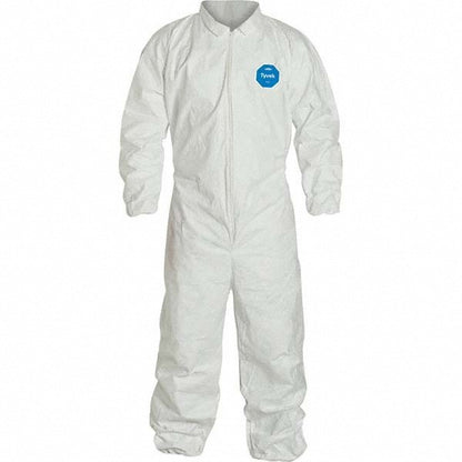 DUPONT Disposable Coveralls: Particle Protection Sz 2XL Qty 25 TY125SWH2X0025VP