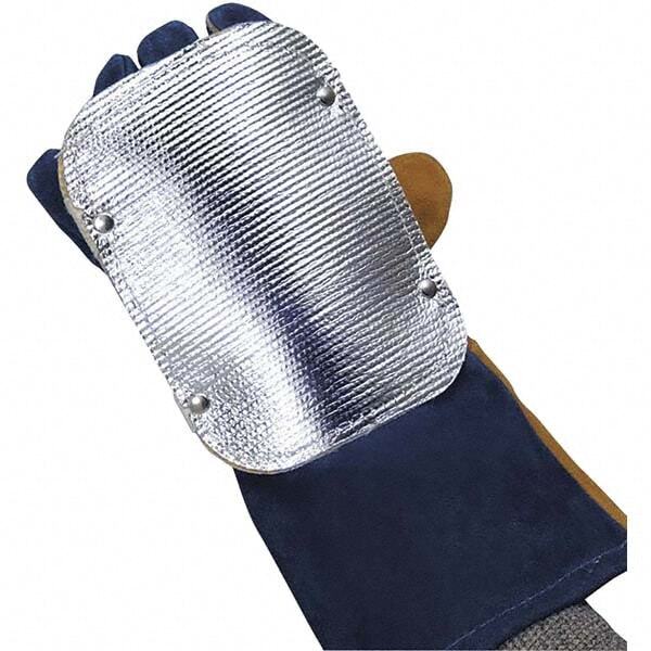 WILSON INDUSTRIES 9pk Glove Pads Silver&amp;Yellow Aluminized Fiberglass 36680