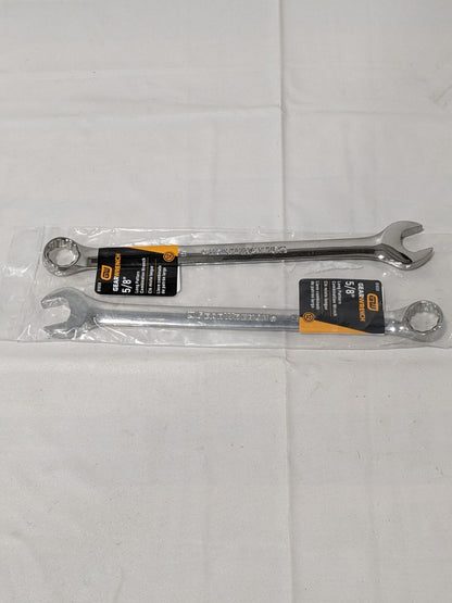 GEARWRENCH Combination Wrench: 5/8" Head Size 9-1/2" OAL Qty 2 81658