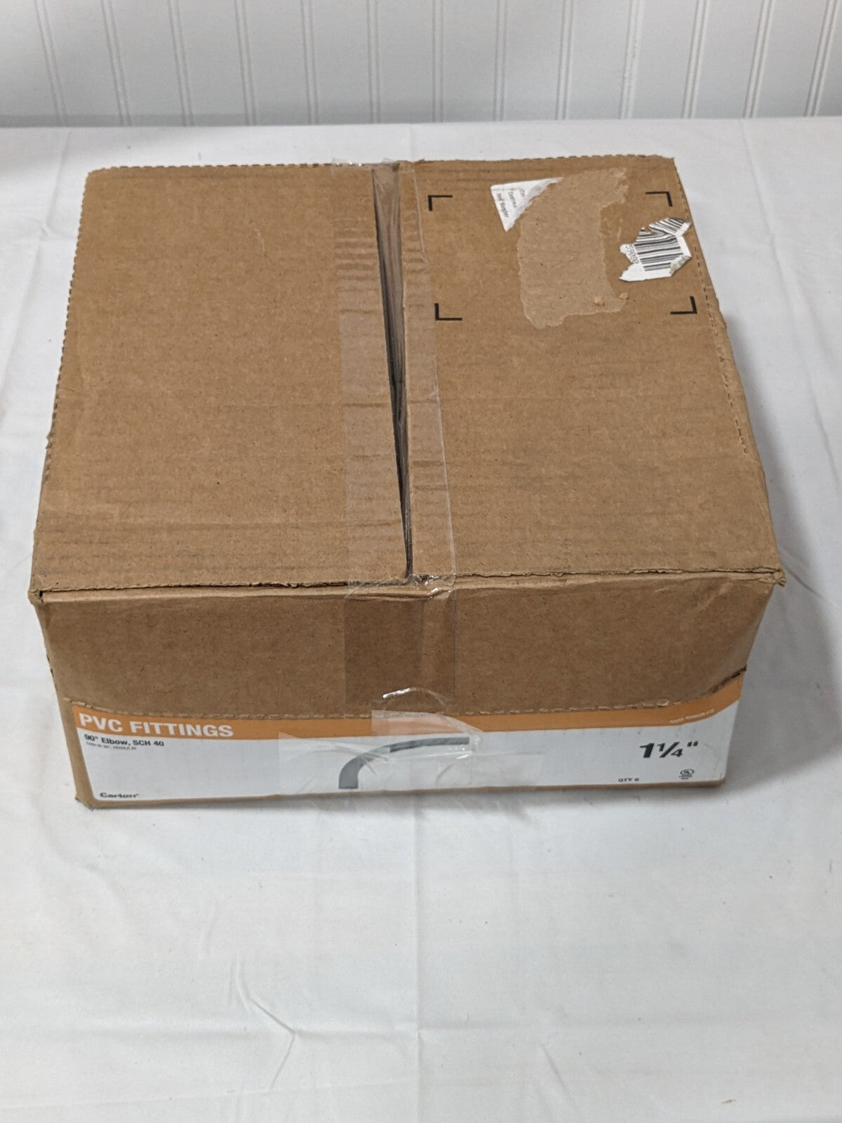 Carlon Standard Radius Elbow 1-1/4" 90º Schedule 40 PVC Qty 6 UA9AGR-CTN