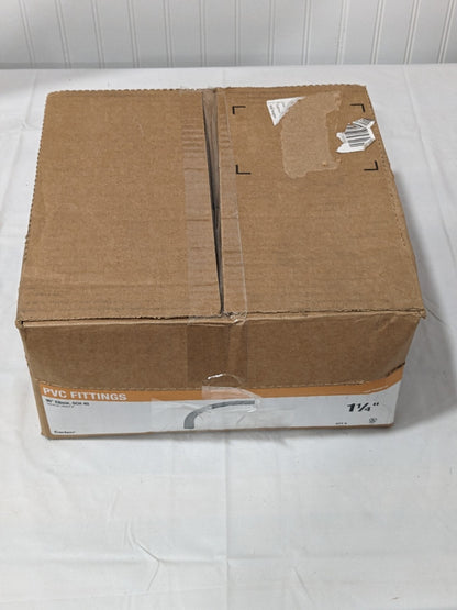 Carlon Standard Radius Elbow 1-1/4" 90º Schedule 40 PVC Qty 6 UA9AGR-CTN
