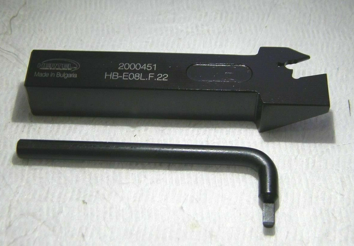 Hertel HCE LH  Cut 1-5/8" Max Workpc Diam Indexable Cutoff Toolholder 93650968