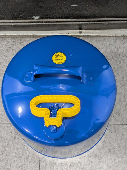 Eagle Safety Can: 5 gal, Steel 13-1/2" High, 12-1/2" Dia UI50SB