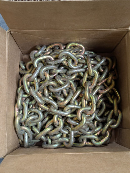 Peerless 25 Ft. x 5/16 In. Welded Transport Chain 4700 Lb. Load Limit KP83270