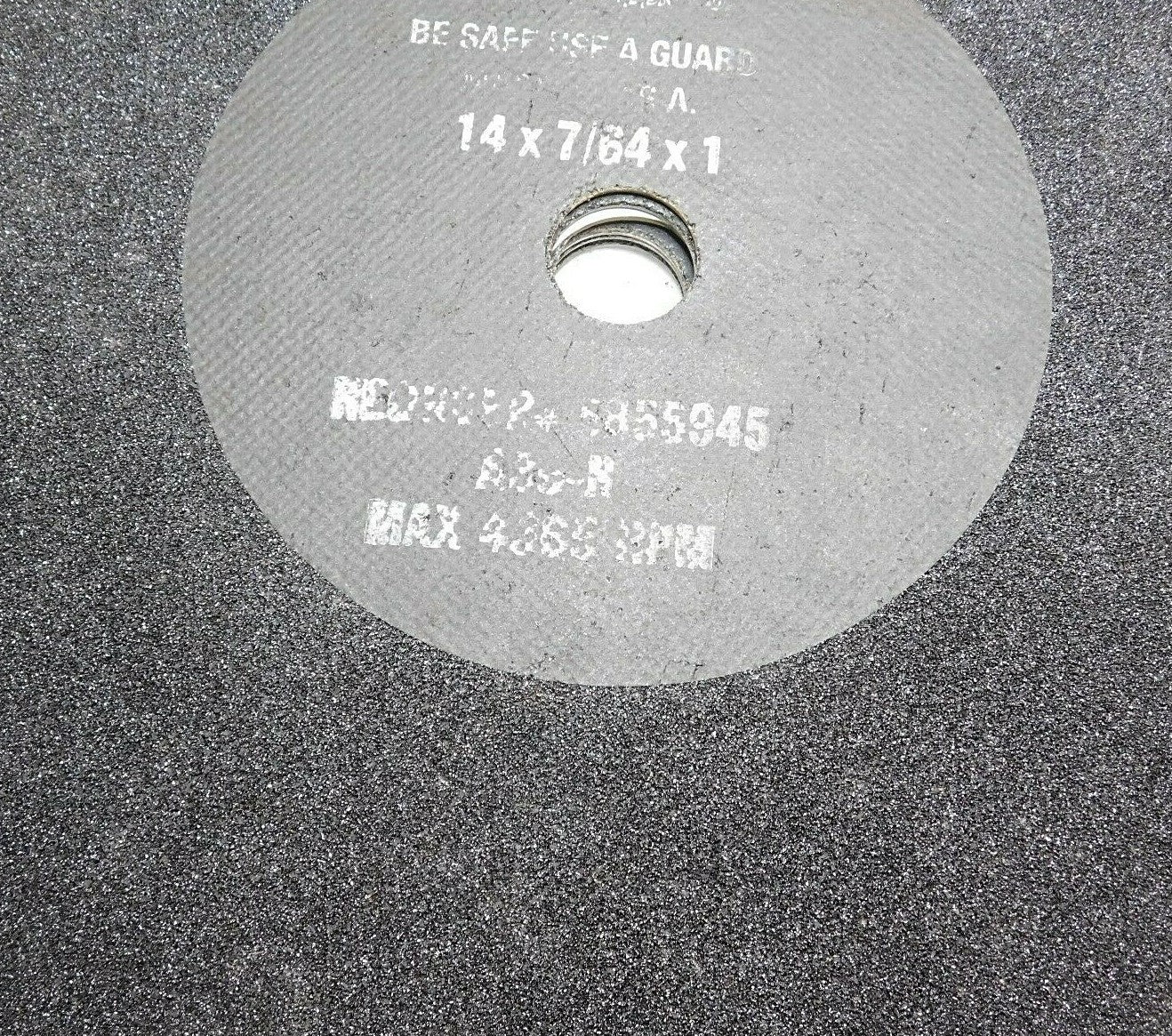 Aluminum Oxide Cutoff Wheels 14" x 7/64" x 1" Hole 36 Grit Qty 4