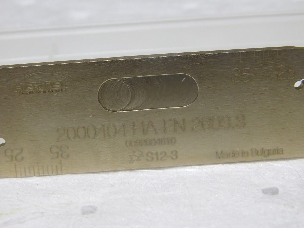 Hertel Indexible Cutoff Blade 1.378 Max DOC 3mm BladeW x 26mm Blade H 2000404