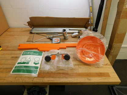 PRO-SAFE Eye &amp; Face Wash Station 1-1/4" Inlet 20 GPM Shower Flow 862054