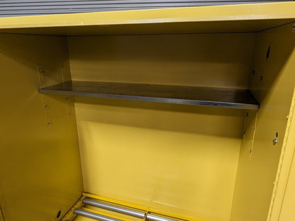 Securall Vertical Drum Storage Cabinet 120 Gal. Capacity V1110 Scratch N Dent
