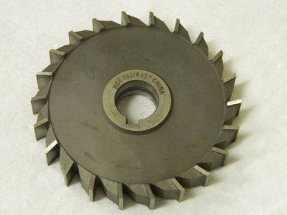Interstate Straight Tooth Side Milling Cutter 5" x 3/4" x 1" 0301