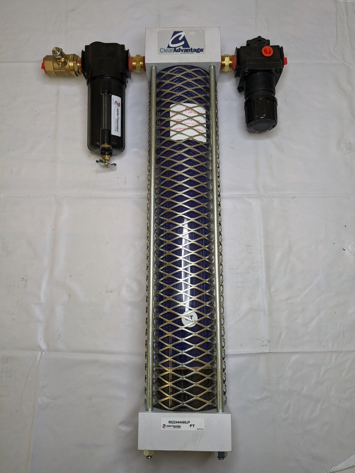 Jupiter Pneumatics 3 Pc. FRL Filter Regulator Lubricator 40 CFM 1/2" NPT 12