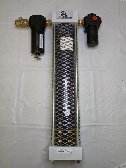 Jupiter Pneumatics 3 Pc. FRL Filter Regulator Lubricator 40 CFM 1/2" NPT 12