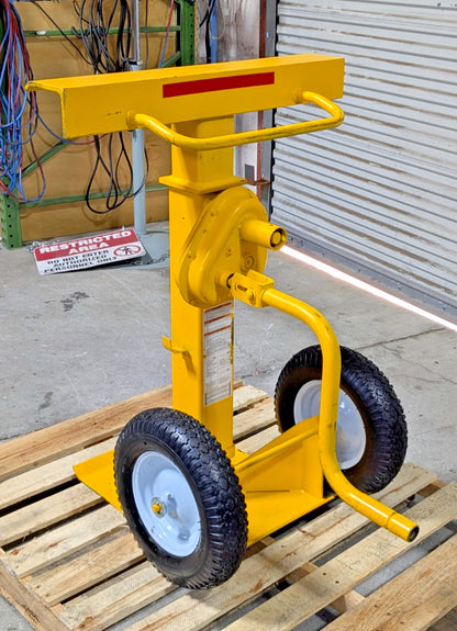 VESTIL 50 Ton Static Capacity Trailer Stabilizing / Lifting Jack  Scratch &amp;