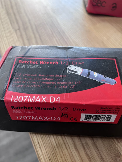 Ingersoll Rand Air Ratchet: 1/2" Drive, 65 ft/lb  1207MAX-D4