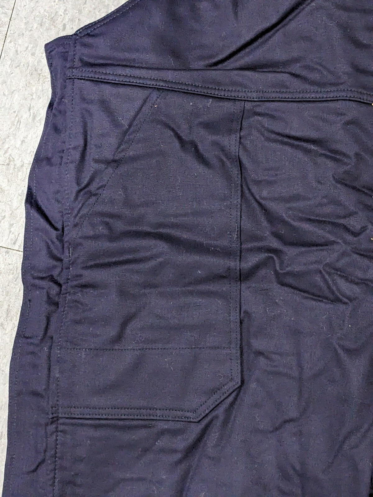 BULWARK Bib Overalls: Sz 3X-Large, Cotton, Zipper Closure, 5 Pocket BLC8NV