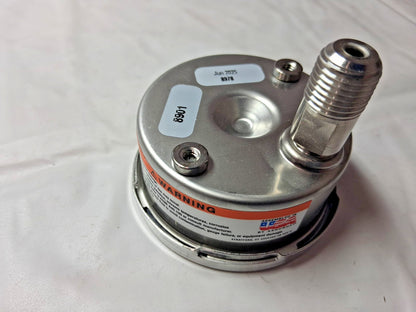 Ashcroft Center back Mount Pressure Gauge 1/4" Thread NPT 56480890