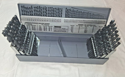 Hertel 114pc Jobber Length Drill Bit Set 73285355 INCOMPLETE