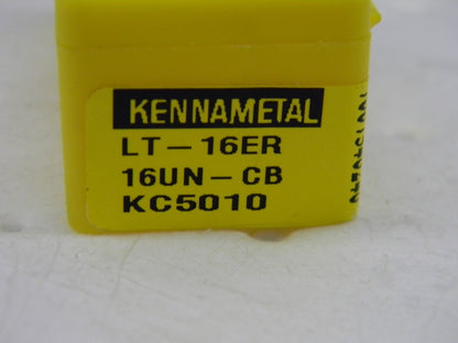 KENNAMETAL LT16ER15ISOCB KC5010 Carbide Laydown Threading Inserts QTY 3 1690879