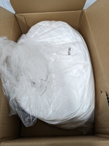 DUPONT Shoe Cover Non Chemical-Resistant, Tyvek, White Qty 200 TY450SWH000200LG