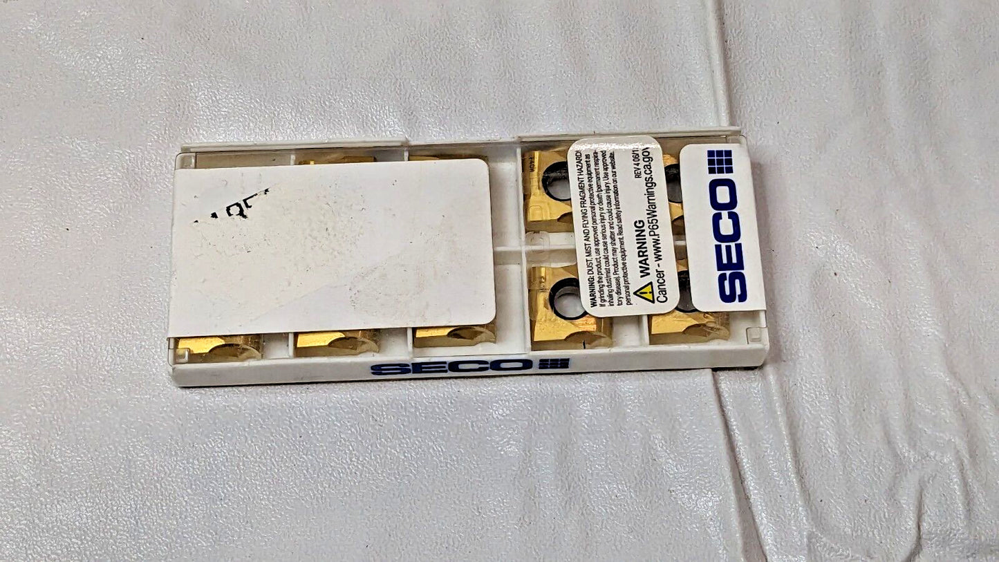 Seco Carbide Milling Inserts TiAlN & TiN SNHQ120531EL2-M07 F40M Qty 10 02509346