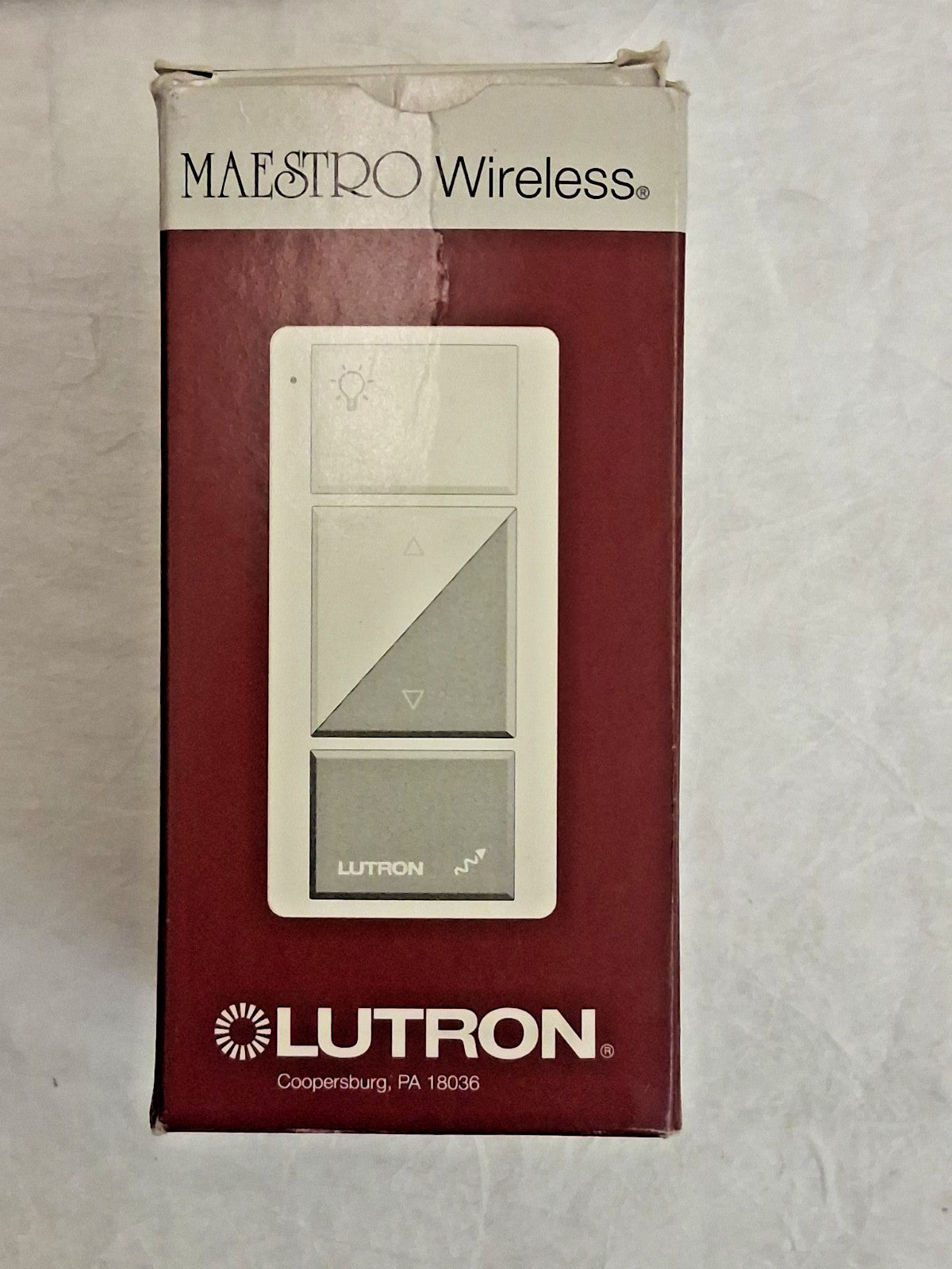Lutron Electronics White Wireless Controller MRF2-2B-L-WH