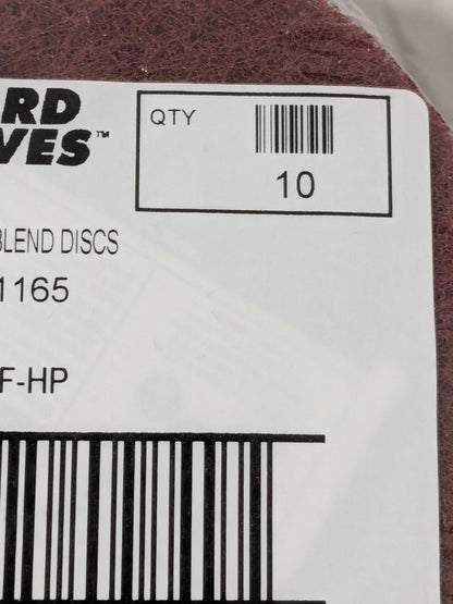 SA Deburring Disc: 6" Dia, 1/2" Hole, Very Fine Grade Qty 10 7000046748