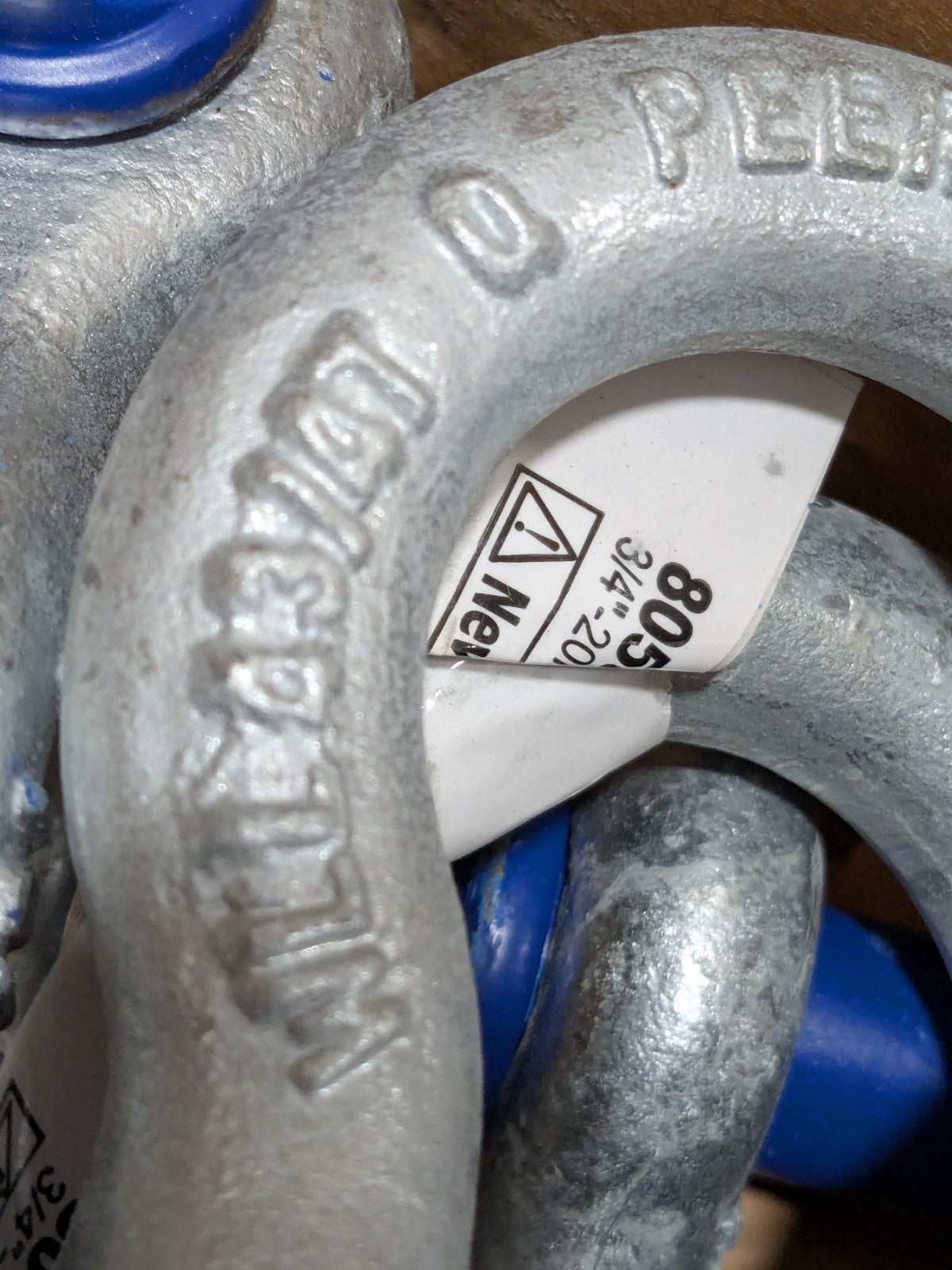 Anchor Shackle 3/4" Nominal Chain Size, 4.75 Ton Steel Qty 5 C81125