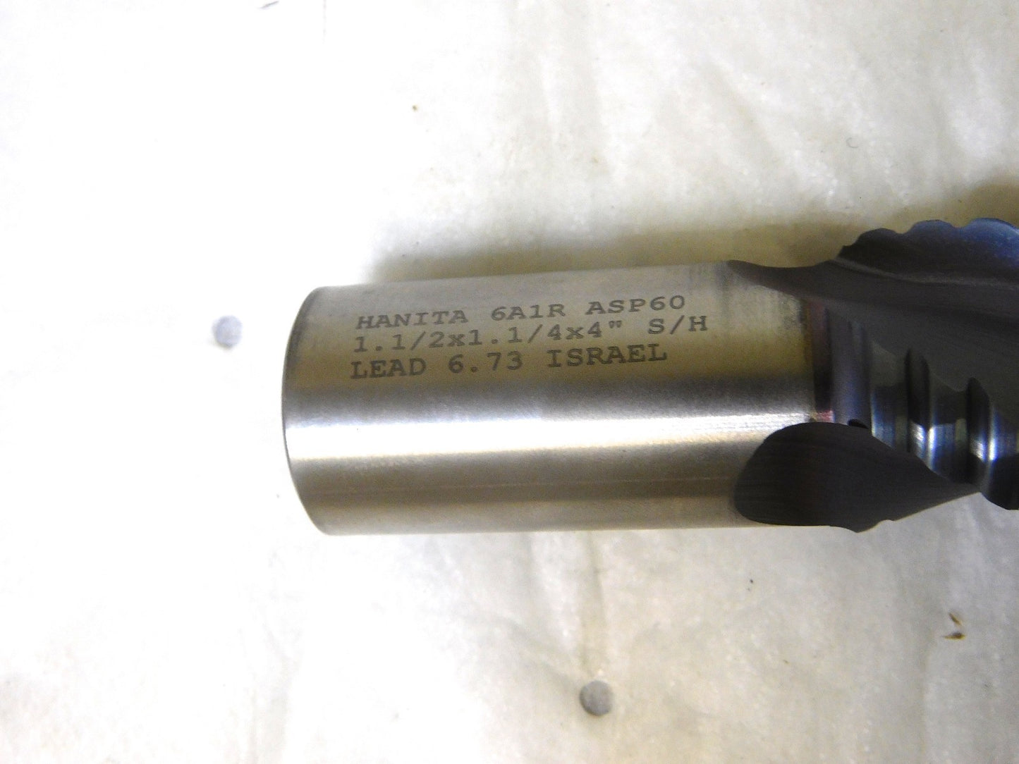 Hanita Cobalt Roughing End Mill 1-1/2 Dia 4 LOC 3Fl 6.5 OAL 52065 TC6A1R38009
